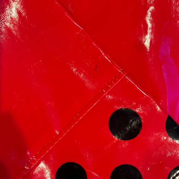 Kidorable Kids Ladybug Raincoat Hooded Jacket Red Black Polka Dot Size Girls 4T - Picture 13 of 16